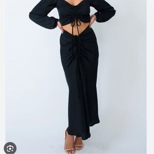 Resa Ziggy Skirt in Black